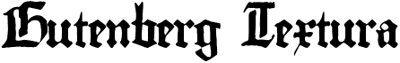 Gutenberg Textura